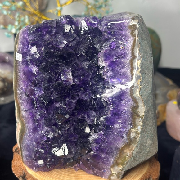 💜 Super High-Grade Deep Purple Jelly Amethyst Freeform – Raw Crystal Uruguay 💜 - Picture 2 of 9